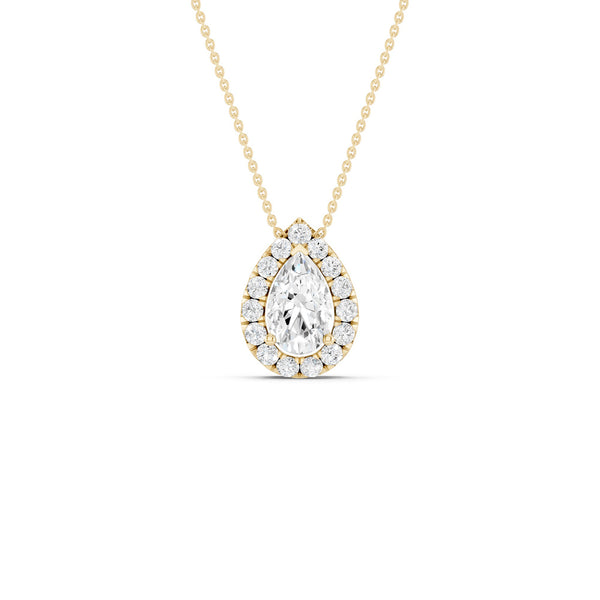 Dewdrop Halo Necklace