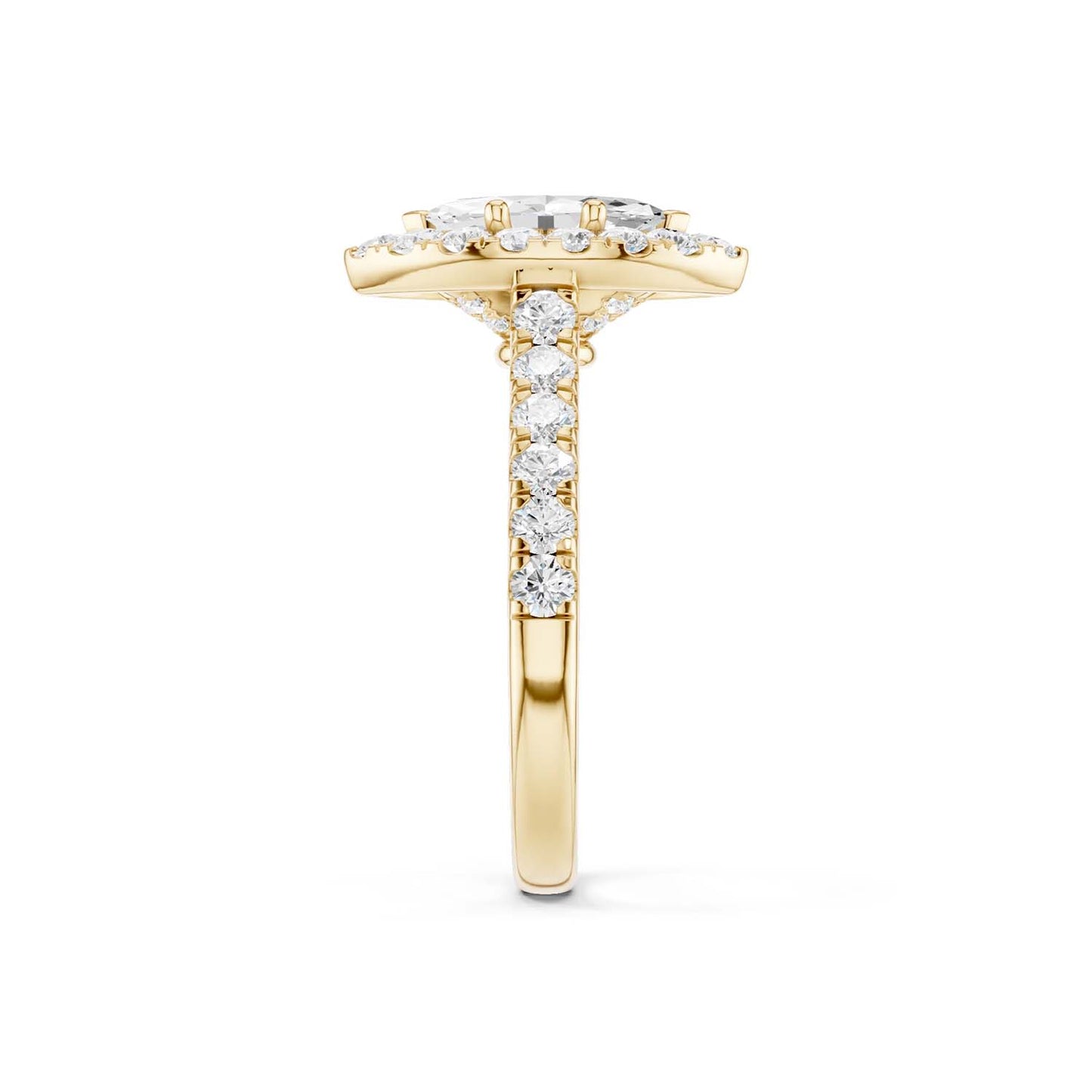 Signature Marquise Halo Ring