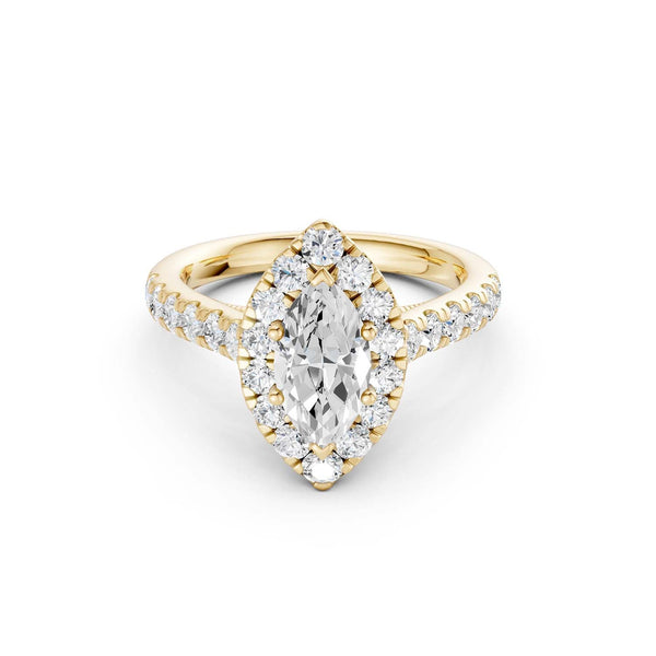 Signature Marquise Halo Ring