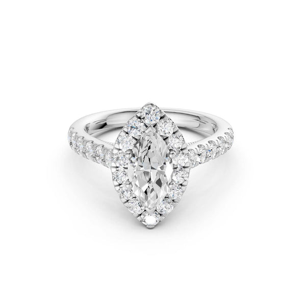 Signature Marquise Halo Ring
