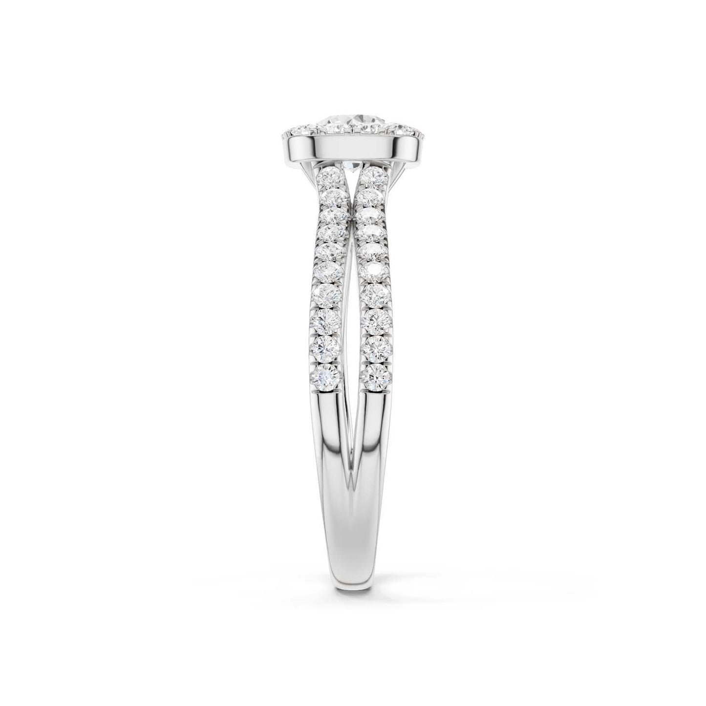 Unified Iconic Round-Princess Halo Ring