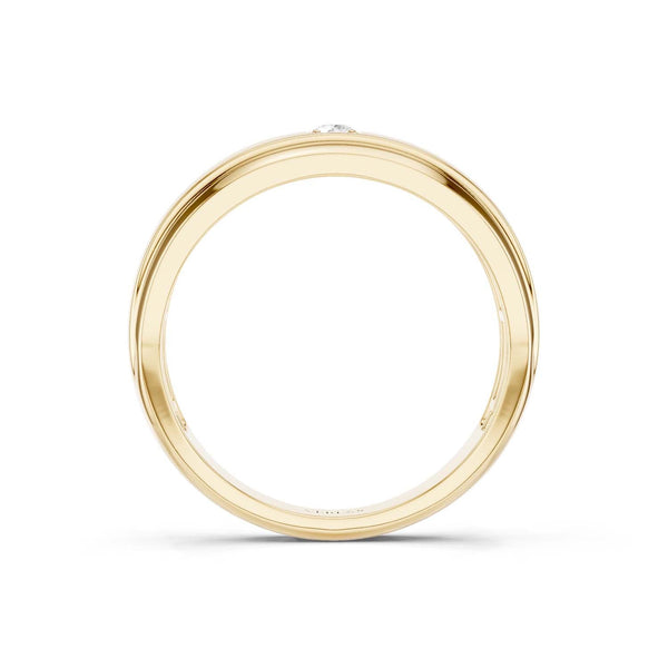 1-Stationed Round Diamond Band