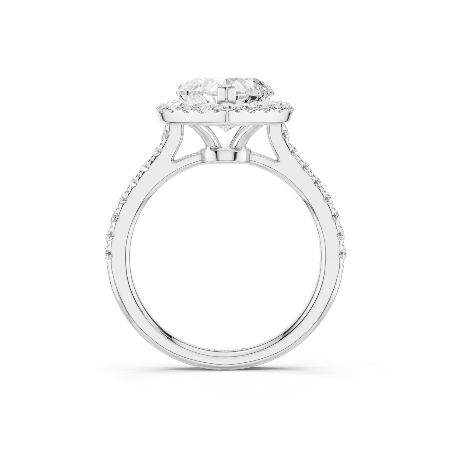 Heart Halo Ring