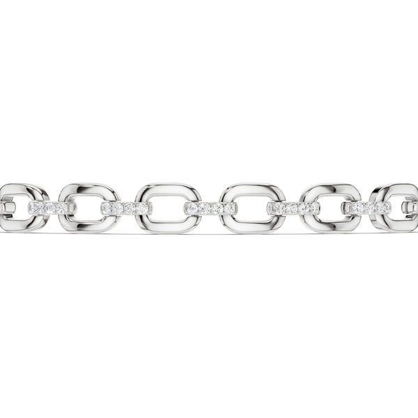 Together Forever 6-Gold Links Diamond Bolo Bracelet