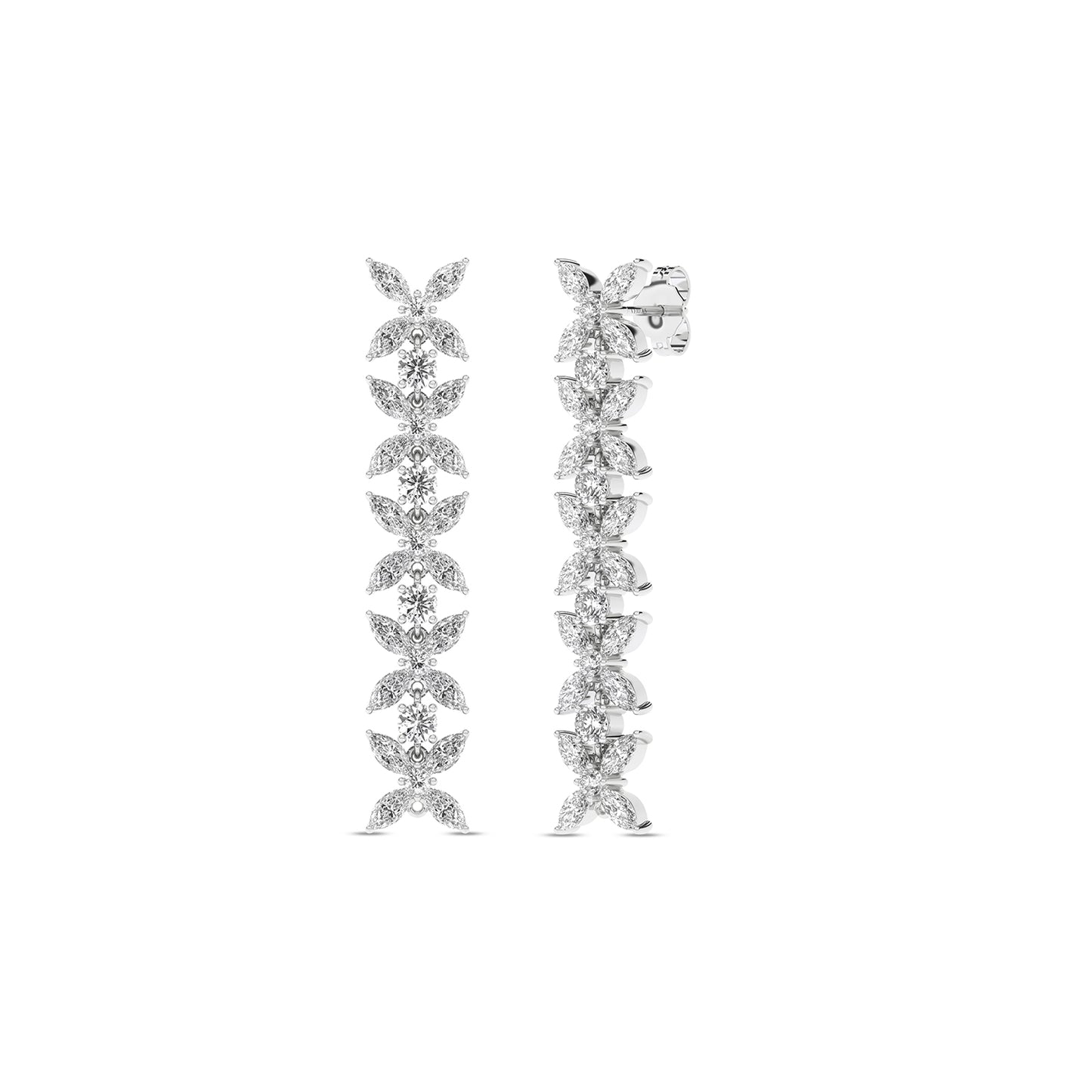 Alyssa Marquise Cascading Dangler Earrings