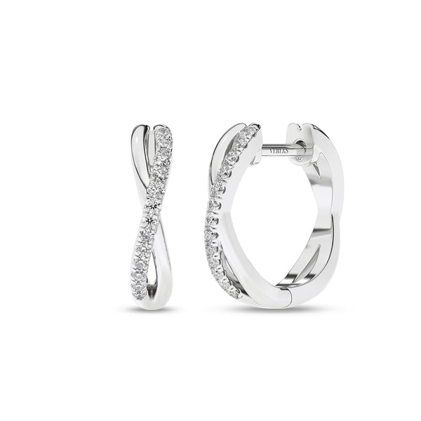 Enchanting Twisted Huggie Hoops