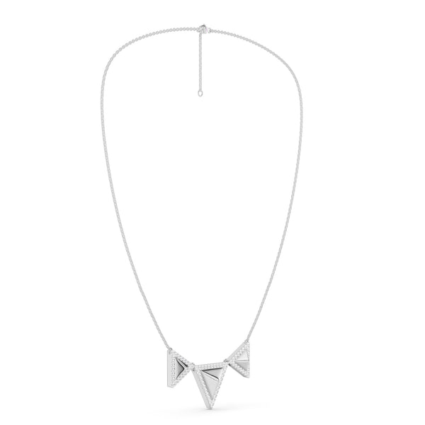 Pyramid Trois Pendant Necklace
