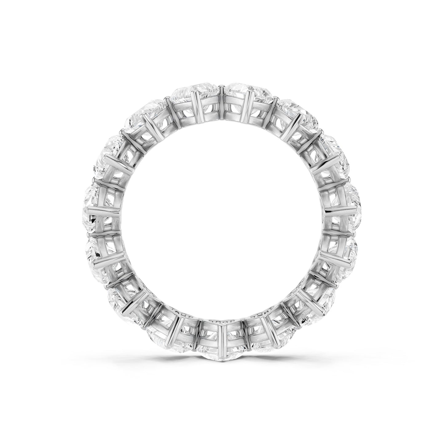 Vertical Heart Eternity Band