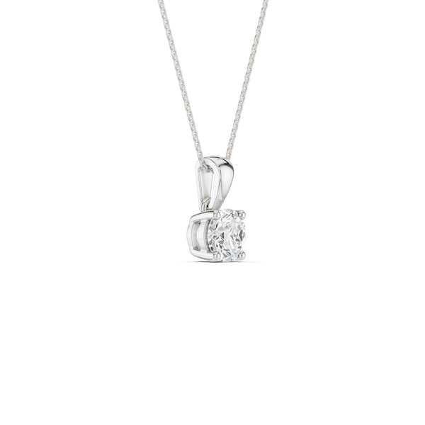 Round Solitaire Pendant