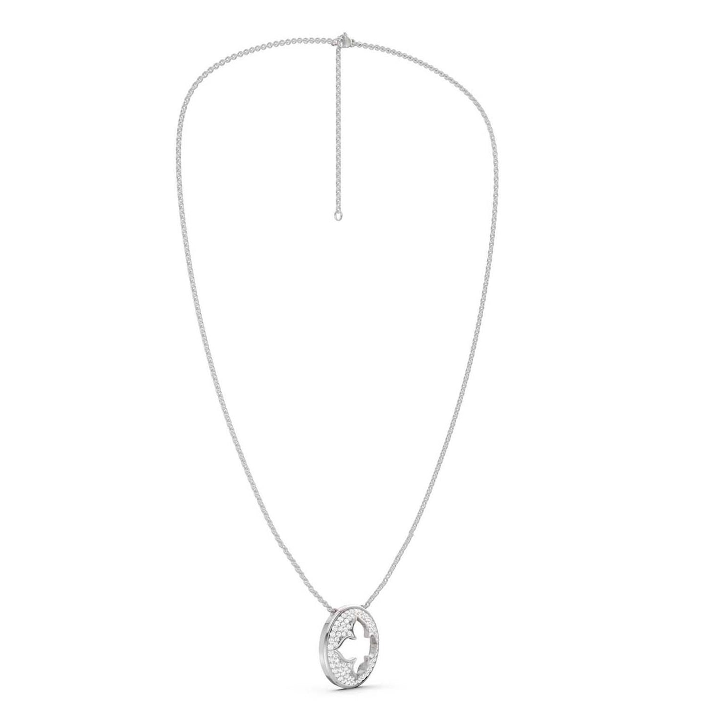 La Fleur Diamond Groove Necklace