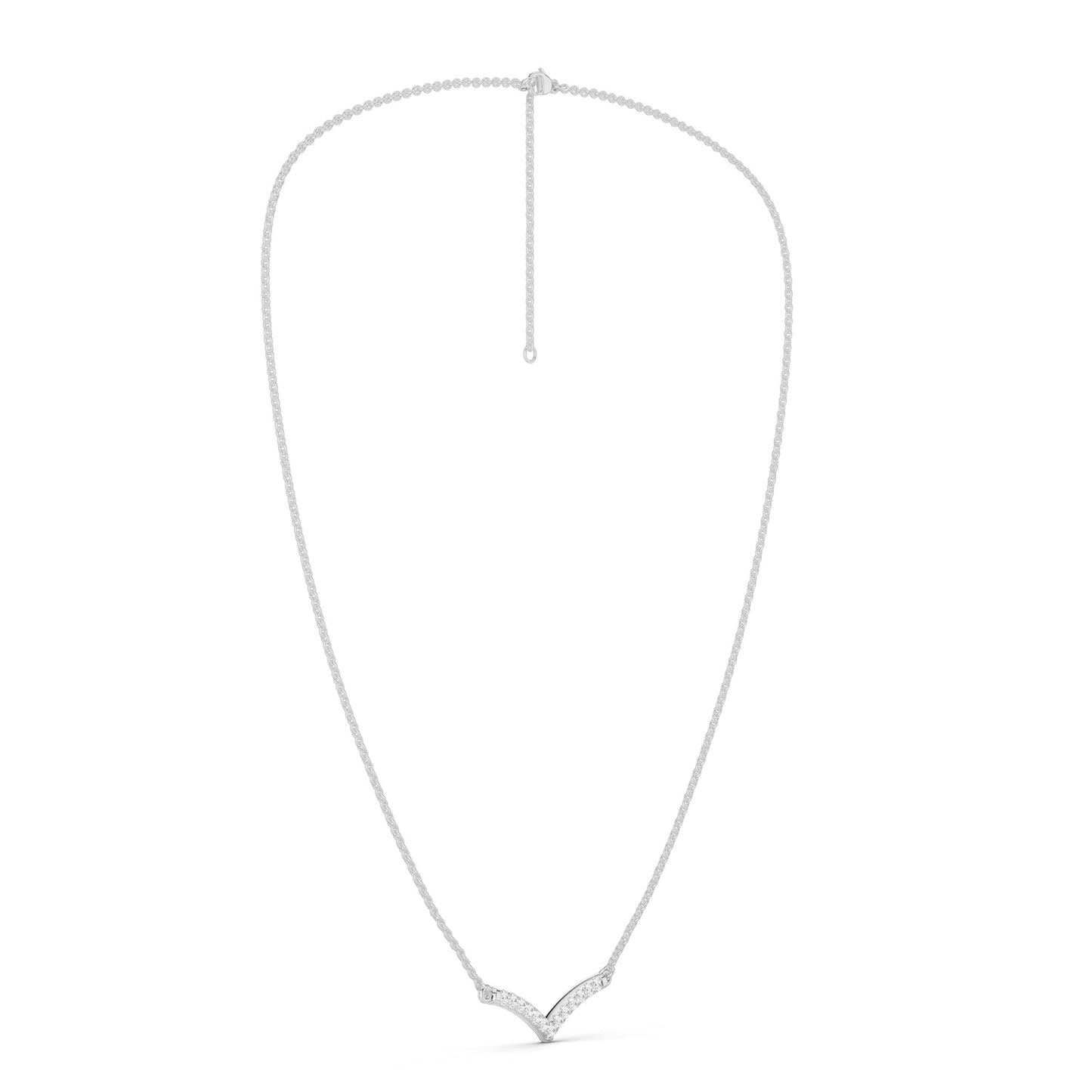 Ascending Chevron Necklace