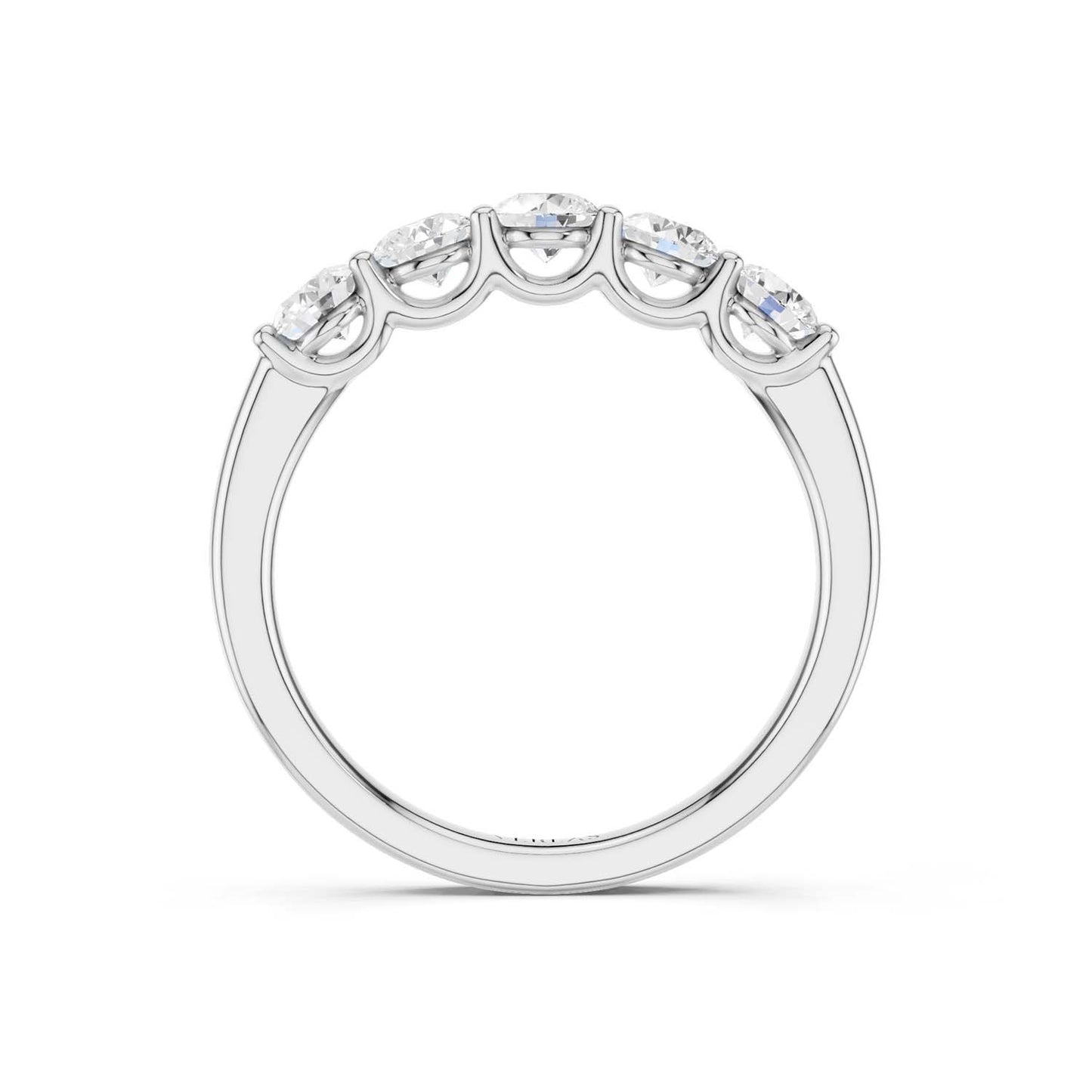 5-Stone Keepsake Round Vows