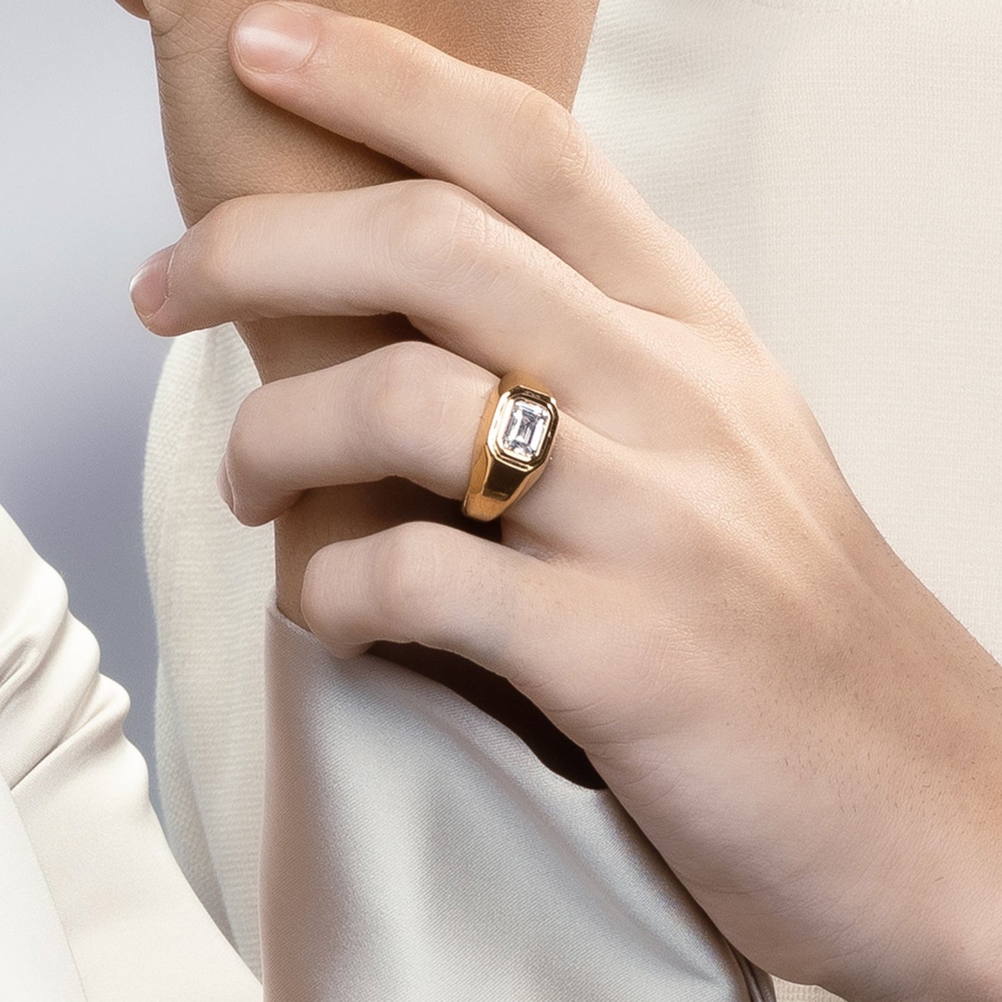 Emerald Diamond Ring