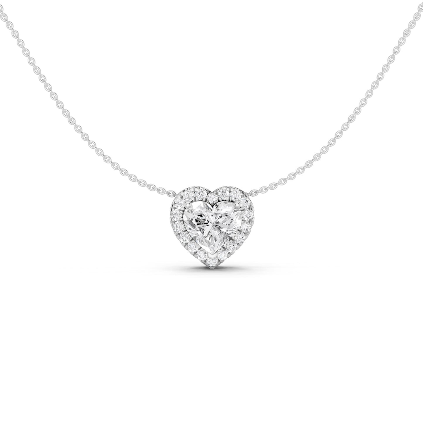 Heart Halo Necklace