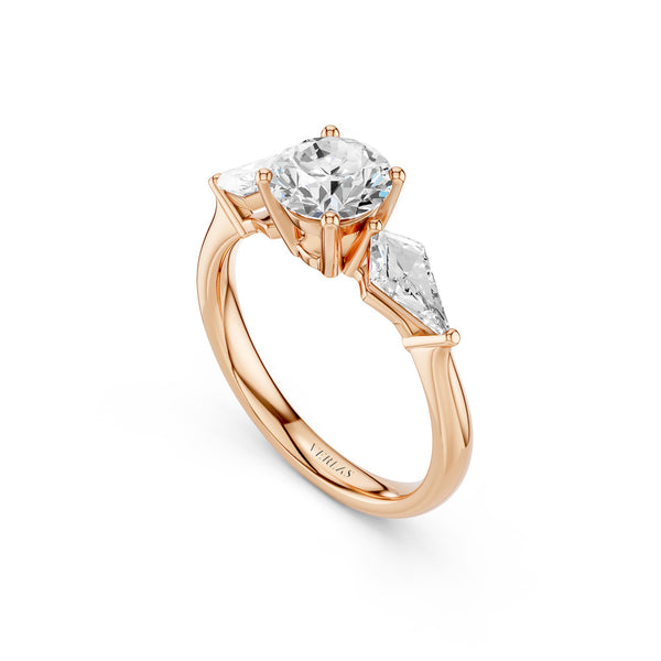 Round - Kite Trinity Diamond Ring