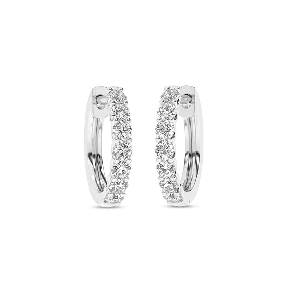 Radiant Half Trail Huggie Hoops