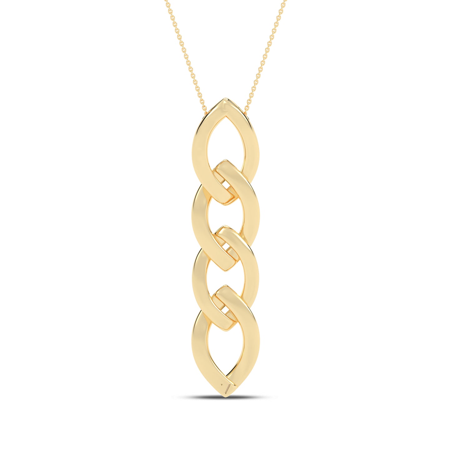 Alternating Cascading Diamond Waterfall Necklace