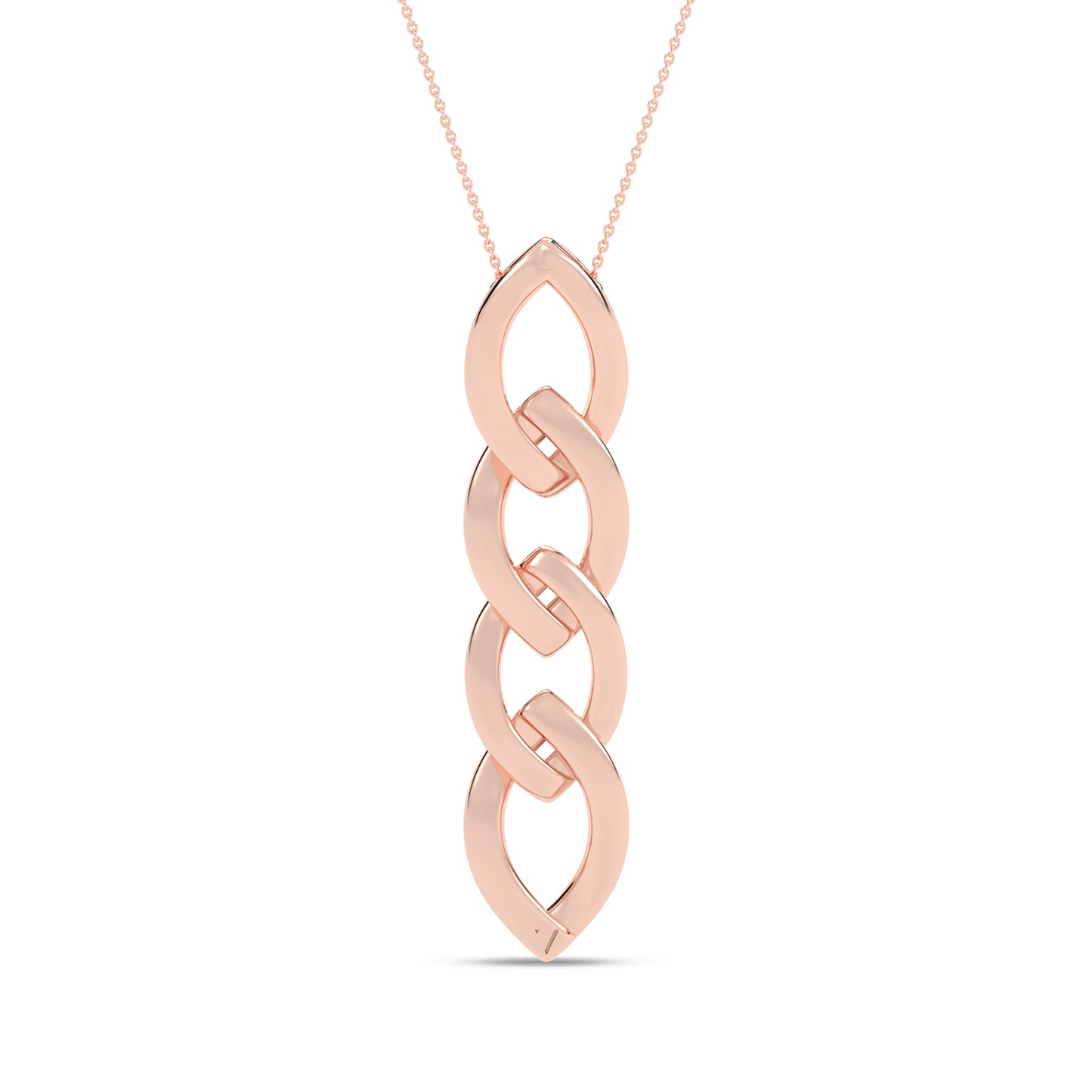 Alternating Cascading Diamond Waterfall Necklace