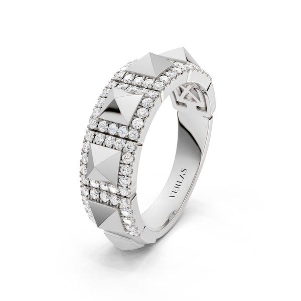 Pyramid Luxe Geometric Statement Band