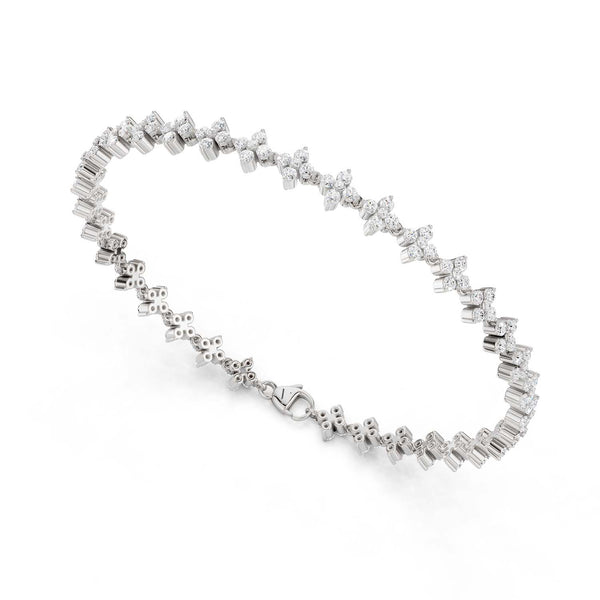 Alyssa Blossom Tennis Bracelet (Natural)