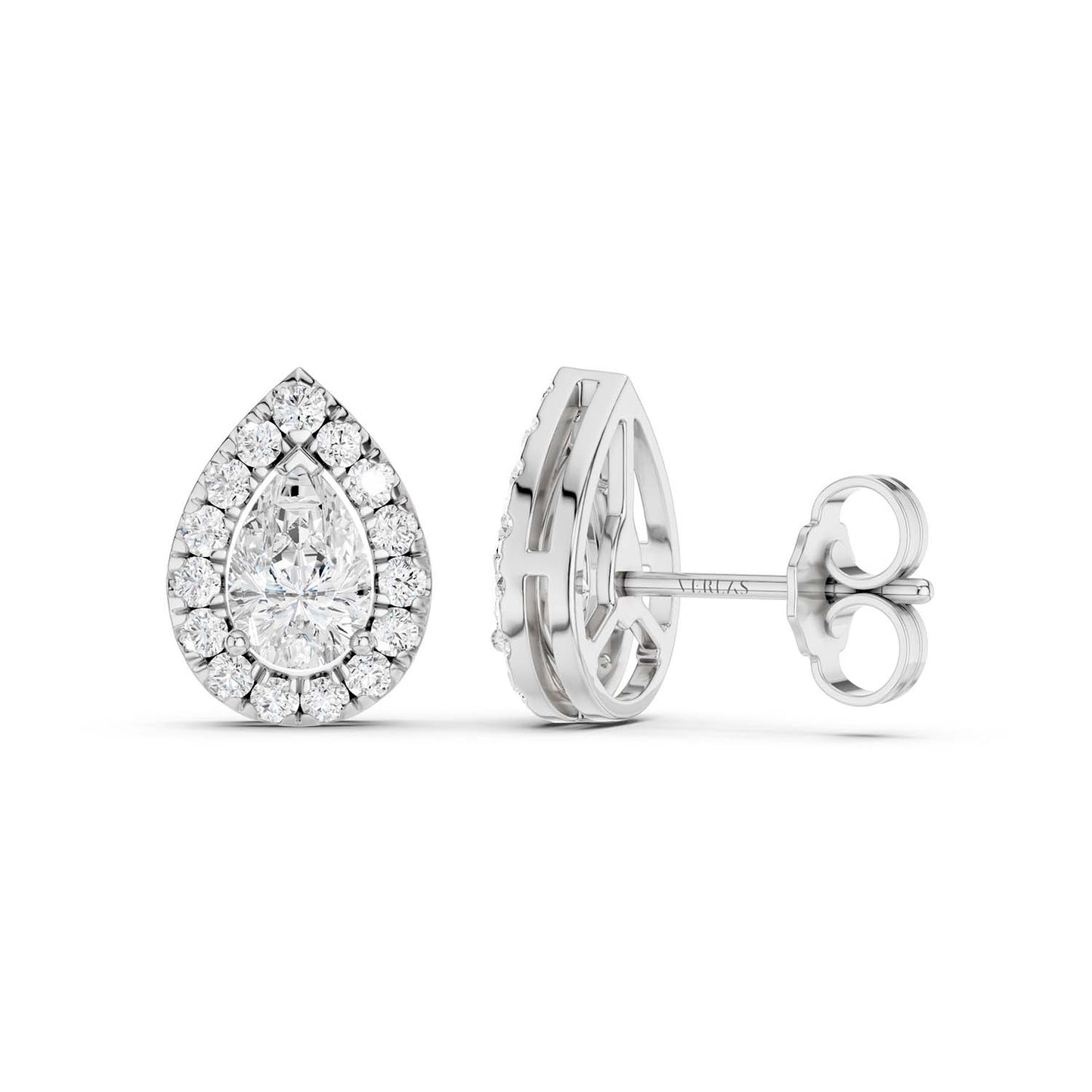 Dewdrop Halo Studs