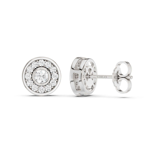 Trailing Round Halo Studs