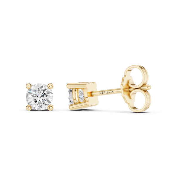 Round Solitaire Studs Small