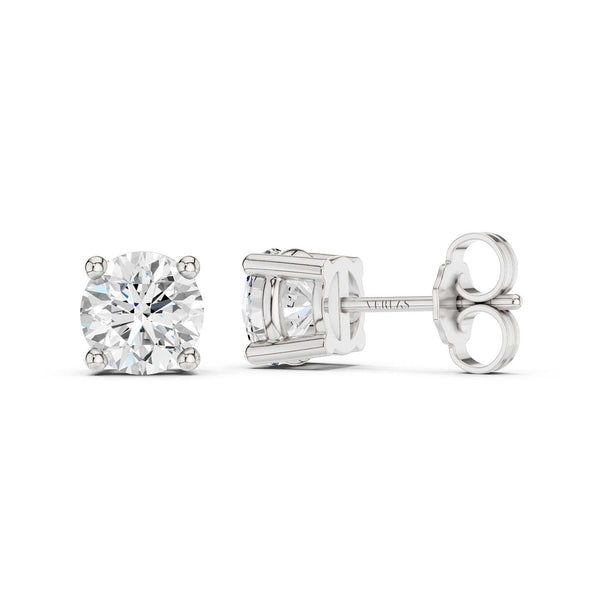 Round Solitaire Studs Large