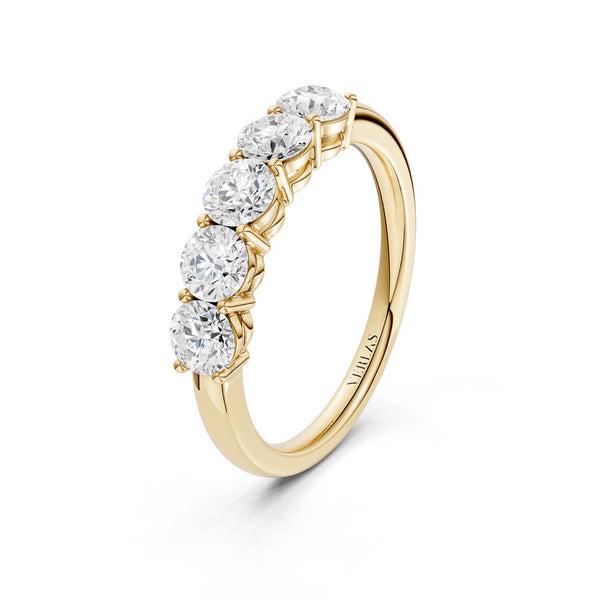 5-Stone Round Ring