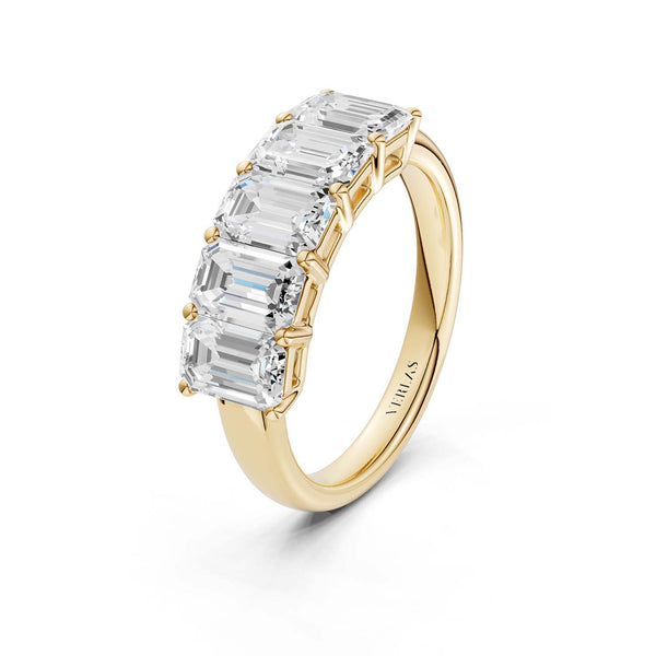 5-Stone Emerald Ring