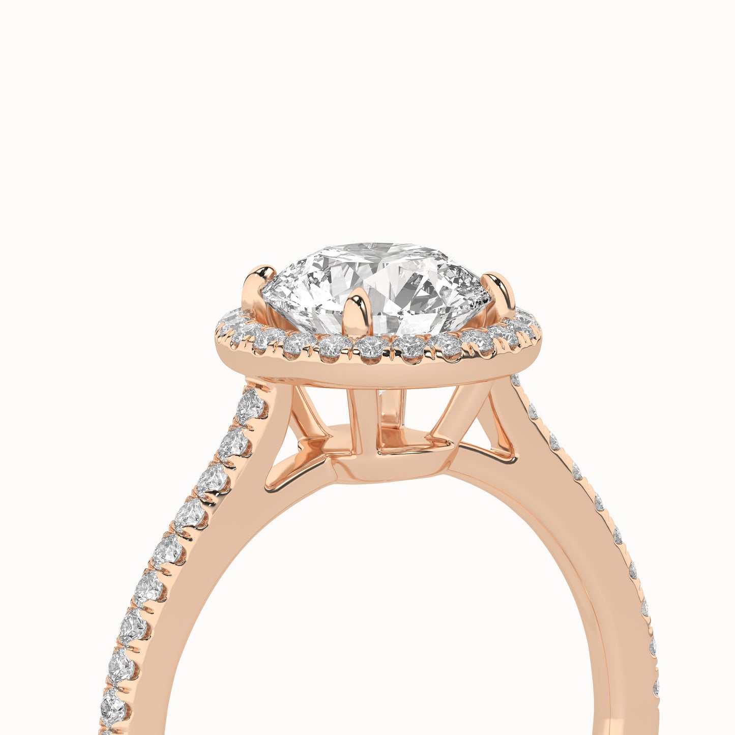 Round Signature Halo Ring