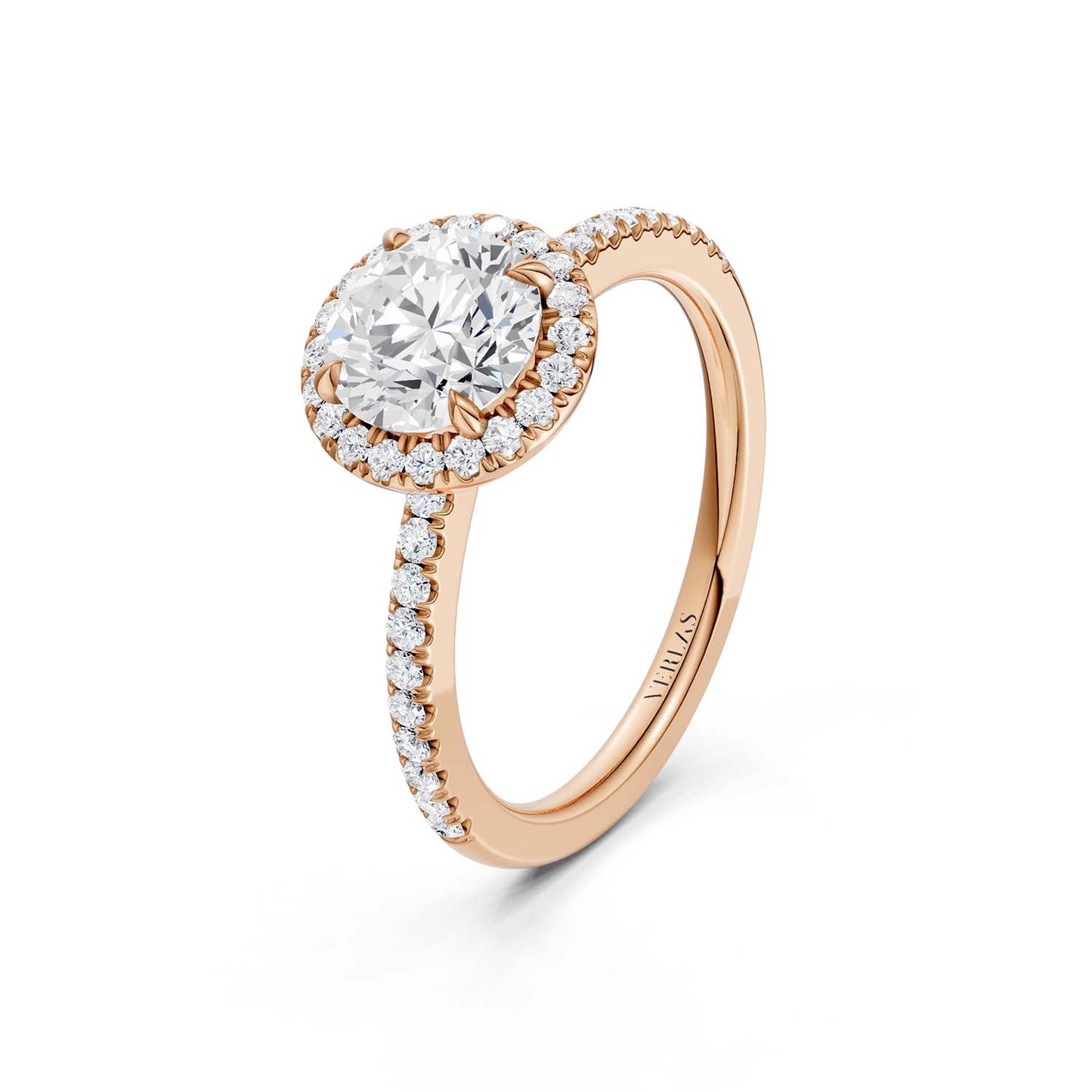 Luxe Round Halo Ring