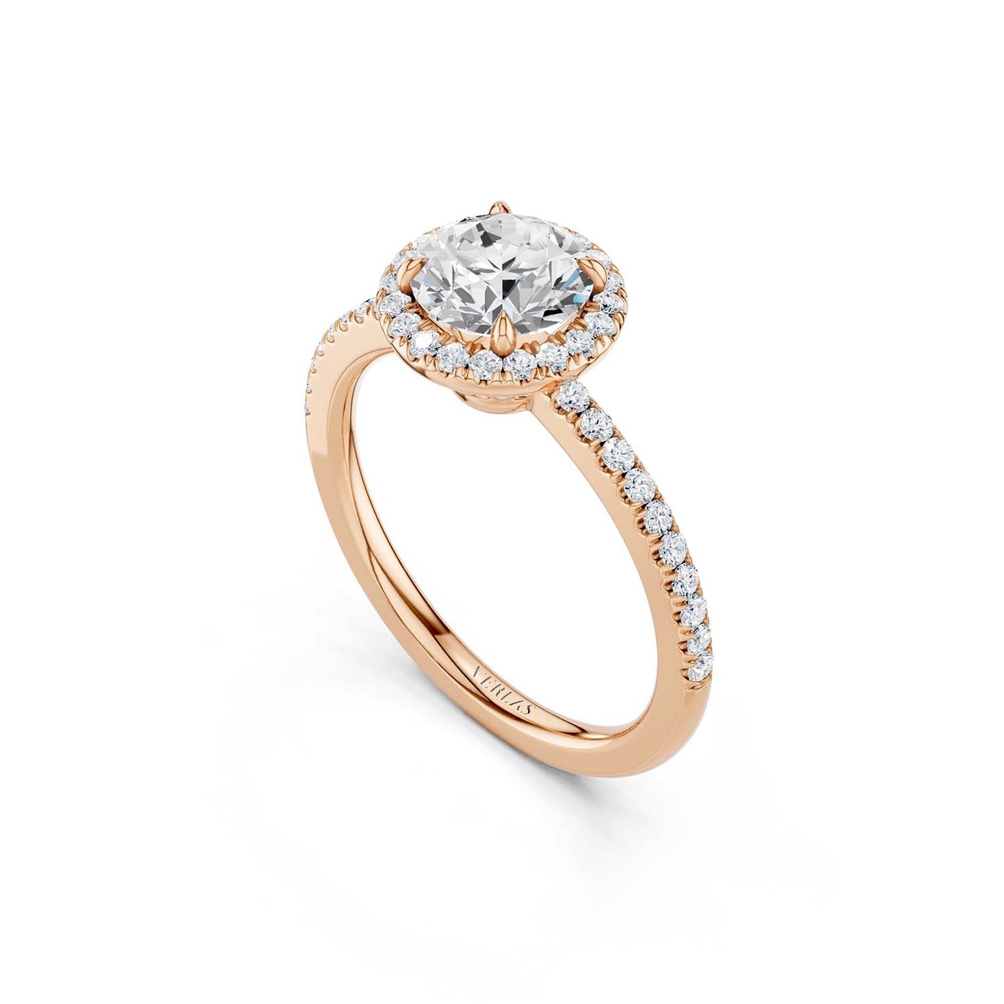 Luxe Round Halo Ring