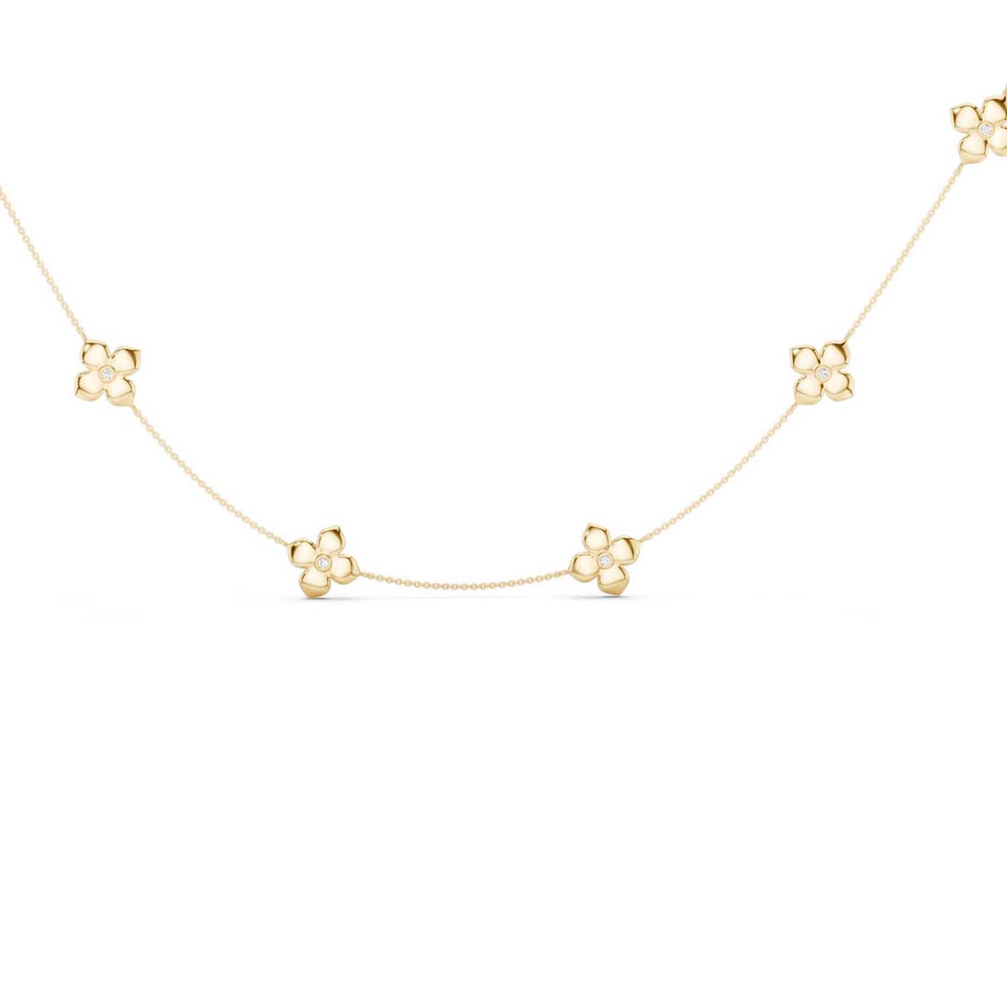 La Fleur Forever Diamond Stationed Necklace