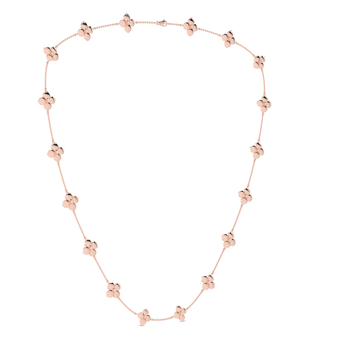 La Fleur Forever Diamond Stationed Necklace