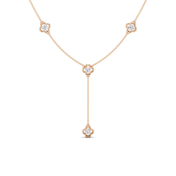 Viola Stationed Y Necklace