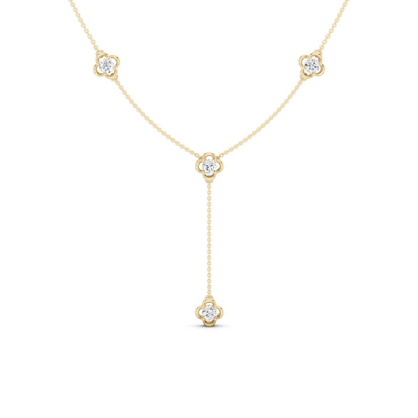 Viola Stationed Y Necklace