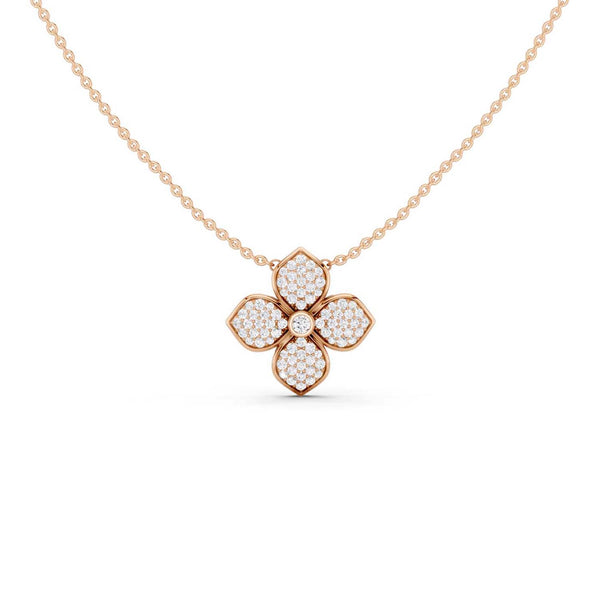 La Fleur Diamond Radiant Necklace