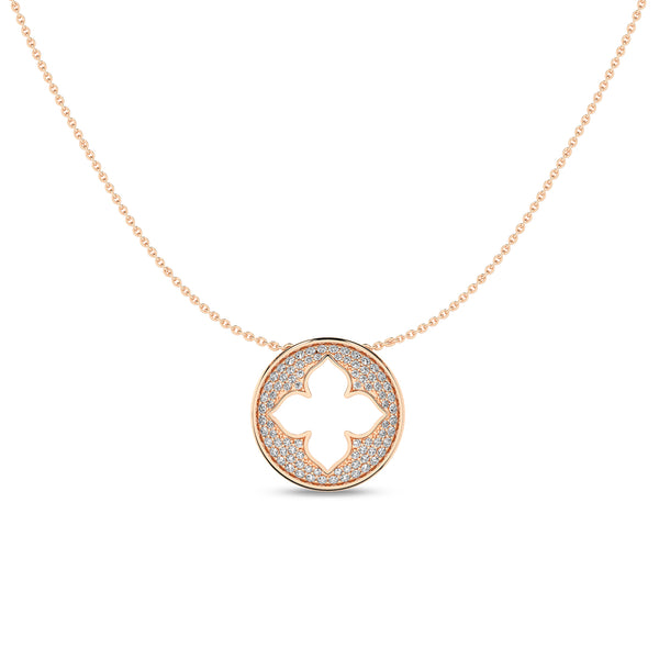 La Fleur Diamond Groove Necklace