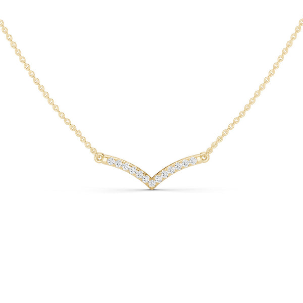Ascending Chevron Necklace