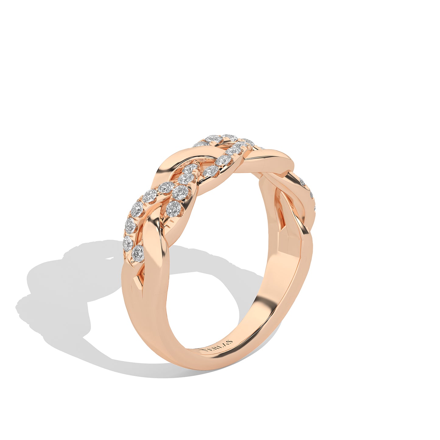 Triple Entwined Braid Ring