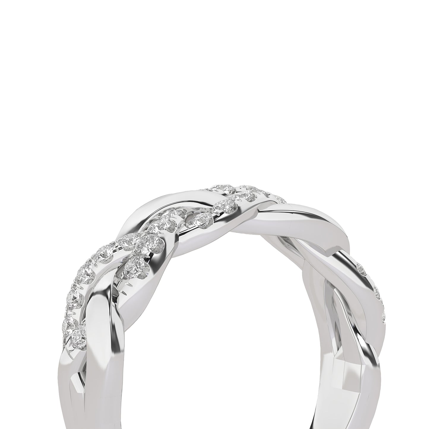 Triple Entwined Braid Ring