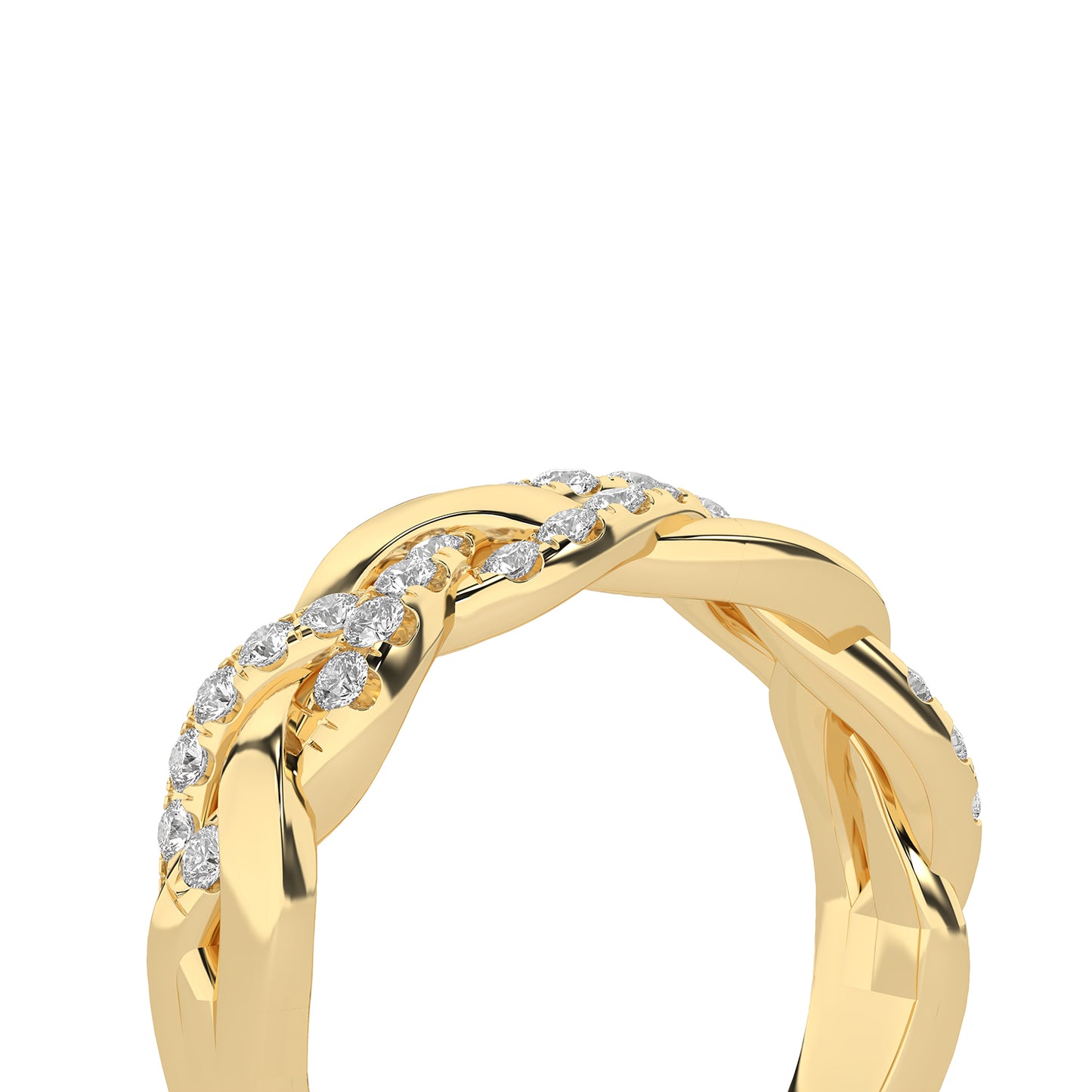 Triple Entwined Braid Ring