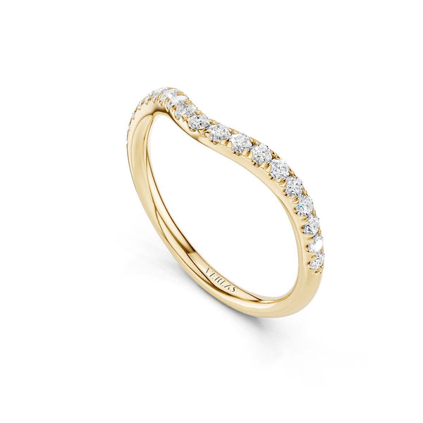 Rippling Round Ring