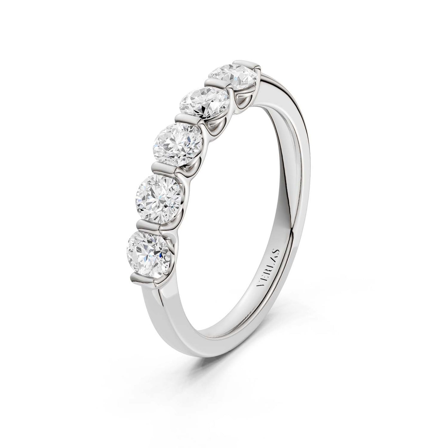 5-Stone Keepsake Round Vows
