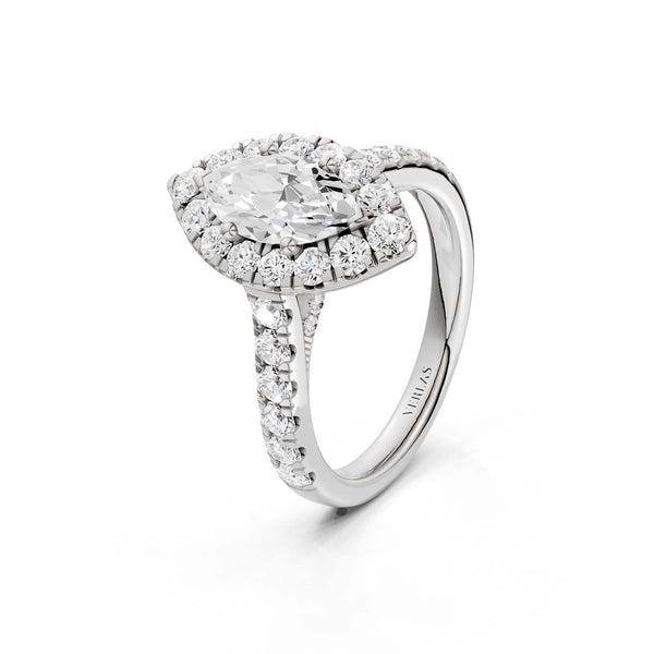 Signature Marquise Halo Ring