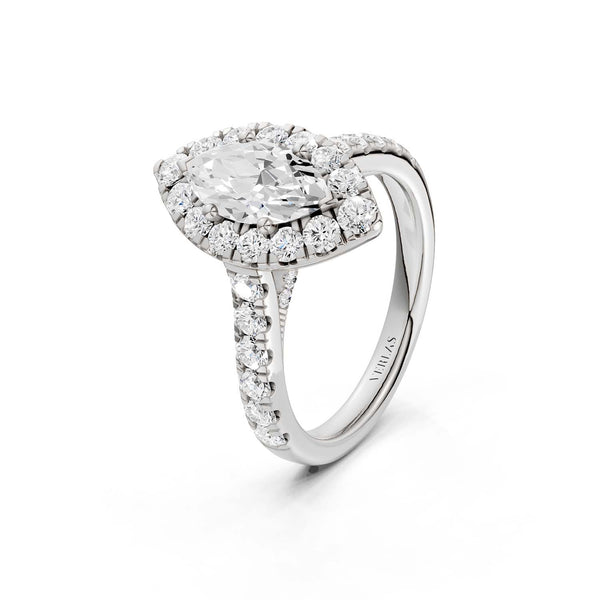Signature Marquise Halo Ring