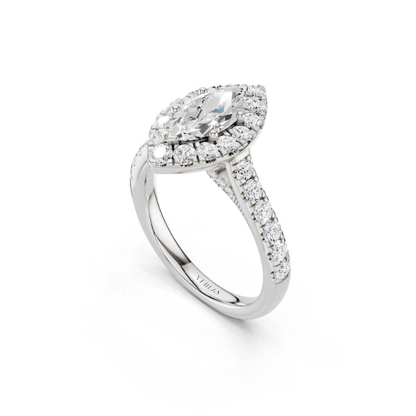Signature Marquise Halo Ring