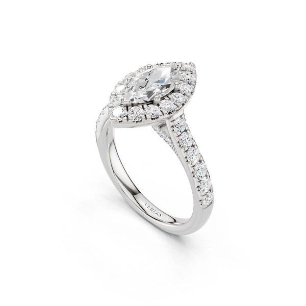 Signature Marquise Halo Ring