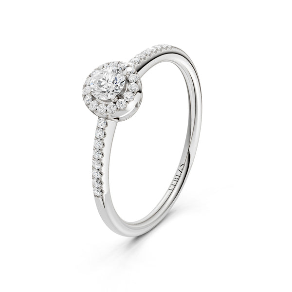 My Signature Round Halo Ring